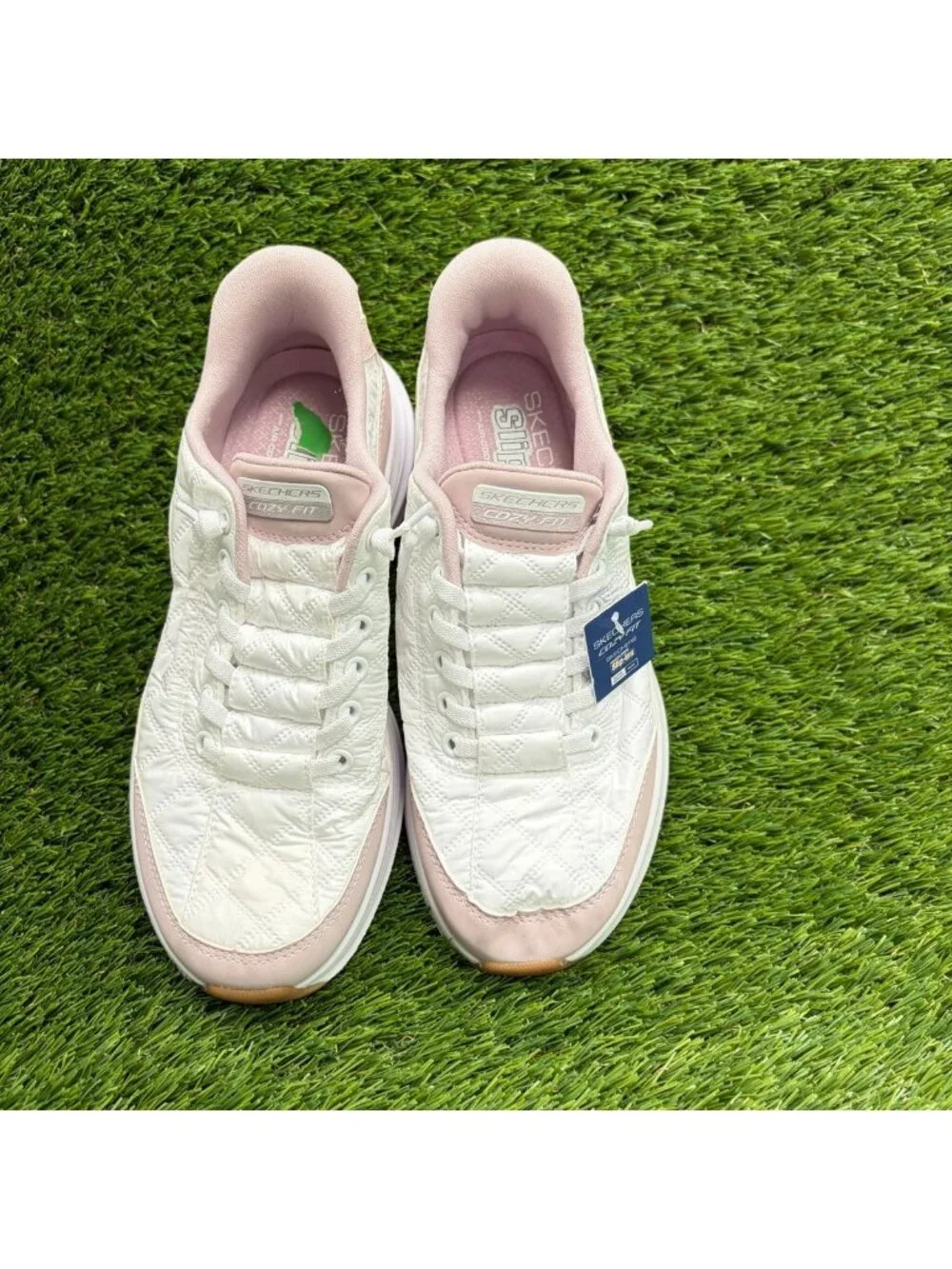 Skechers Contour Foam-Cozy Fit Womens Size 6 Lavender Running Shoes Sneakers